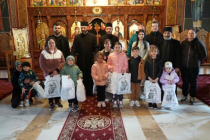 Programul eparhial de Sfintele Paşti cu daruri pentru copiii a continuat în judeţul Galaţi – fotografia 69