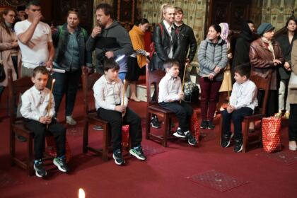 Rânduiala spălării picioarelor la Catedrala Arhiepiscopală din Galaţi – fotografia 39