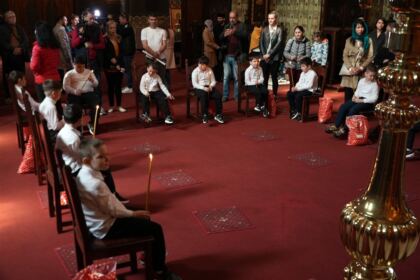 Rânduiala spălării picioarelor la Catedrala Arhiepiscopală din Galaţi – fotografia 40