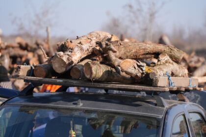 Lemne oferite de Arhiepiscopia Dunării de Jos pentru sinistraţii din judeţul Galaţi – fotografia 5