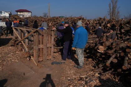Lemne oferite de Arhiepiscopia Dunării de Jos pentru sinistraţii din judeţul Galaţi – fotografia 23