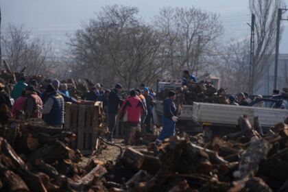 Lemne oferite de Arhiepiscopia Dunării de Jos pentru sinistraţii din judeţul Galaţi – fotografia 43