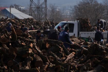 Lemne oferite de Arhiepiscopia Dunării de Jos pentru sinistraţii din judeţul Galaţi – fotografia 62