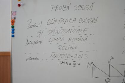 Olimpiada interdisciplinară „Cultură şi spiritualitate românească“ în Arhiepiscopia Dunării de Jos – fotografia 32