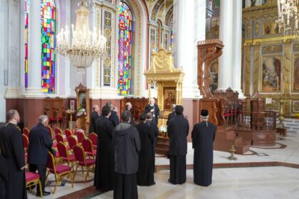 Continuarea lucrărilor întrunirii Colegiului Decanilor Facultăților de Teologie din Patriarhia Română – fotografia 47