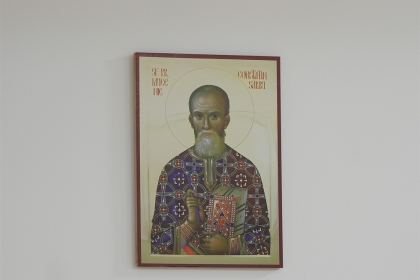 Binecuvântarea lucrăilor de reamenajare la Cantina „Sf. Nicolae şi Sf. Ioan Gură de Aur” a Centrului eparhial – fotografia 4