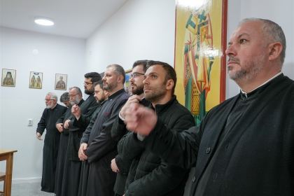 Binecuvântarea lucrăilor de reamenajare la Cantina „Sf. Nicolae şi Sf. Ioan Gură de Aur” a Centrului eparhial – fotografia 7