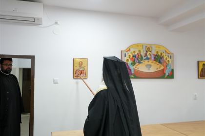 Binecuvântarea lucrăilor de reamenajare la Cantina „Sf. Nicolae şi Sf. Ioan Gură de Aur” a Centrului eparhial – fotografia 24