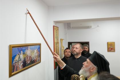 Binecuvântarea lucrăilor de reamenajare la Cantina „Sf. Nicolae şi Sf. Ioan Gură de Aur” a Centrului eparhial – fotografia 32