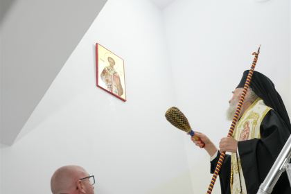 Binecuvântarea lucrăilor de reamenajare la Cantina „Sf. Nicolae şi Sf. Ioan Gură de Aur” a Centrului eparhial – fotografia 34