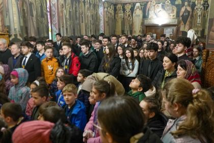 Întrunire duhovnicească cu elevii seminarişti gălăţeni înainte de vacanţa de Sfintele Paşti – fotografia 8