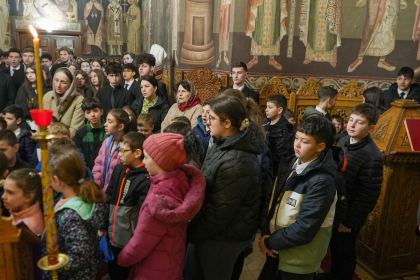 Întrunire duhovnicească cu elevii seminarişti gălăţeni înainte de vacanţa de Sfintele Paşti – fotografia 14