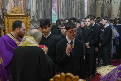 Întrunire duhovnicească cu elevii seminarişti gălăţeni înainte de vacanţa de Sfintele Paşti – fotografia 33