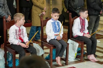 Rânduiala spălării picioarelor la Catedrala Arhiepiscopală din Galaţi – fotografia 29