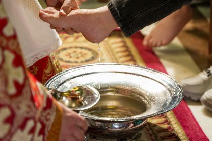Rânduiala spălării picioarelor la Catedrala Arhiepiscopală din Galaţi – fotografia 38