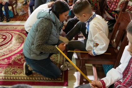 Rânduiala spălării picioarelor la Catedrala Arhiepiscopală din Galaţi – fotografia 40