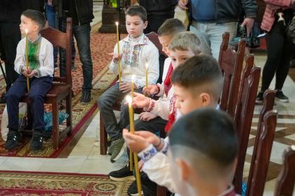 Rânduiala spălării picioarelor la Catedrala Arhiepiscopală din Galaţi – fotografia 47