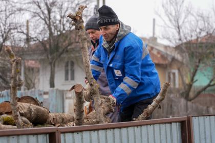 Lemne oferite familiilor nevoiaşe din judeţul Galaţi – fotografia 32