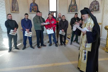 Rugăciune şi binecuvântare pentru persoanele private temporar de libertate din Penitenciarul Galaţi – fotografia 35