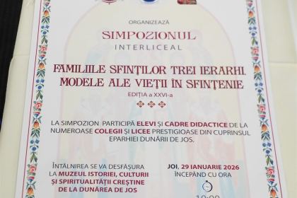 Simpozion interliceal dedicat Sfinţilor Trei Ierarhi – fotografia 33