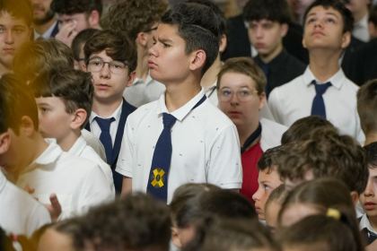 Rugăciune şi binecuvântare la sfârşit de an şcolar pentru clasele primare de la Seminarul Teologic „Sfântul Andrei“ din Galaţi – fotografia 11